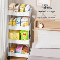 Trolley Rack Floor Multi-layer Bathroom Storage Rack