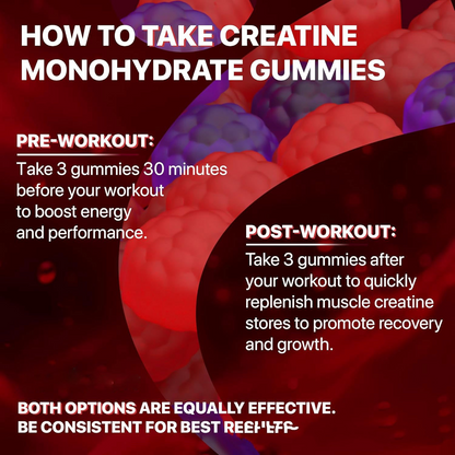 Muscle Boost Gummies – Creatine-Infused Gym Gummies for Strength, Performance & Recovery