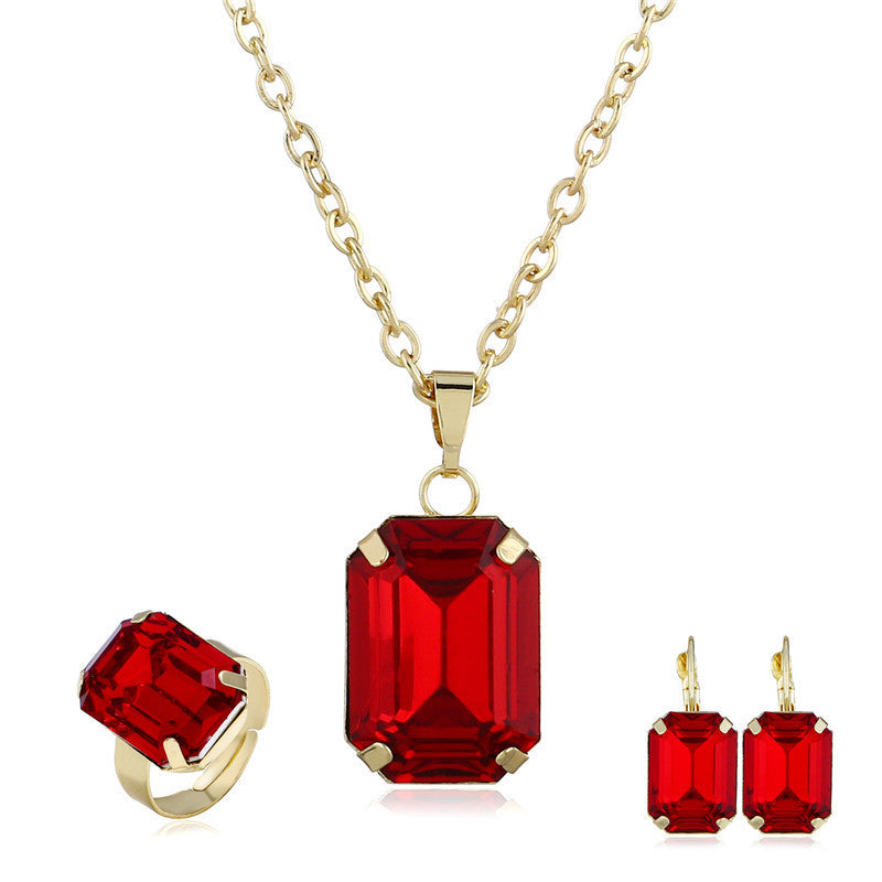 Bijoux de mariée Ensemble de bijoux européens et américains