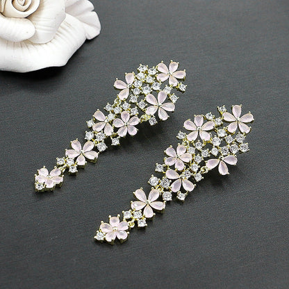Bijoux coréens de mariée rétro de luxe Gypsophila