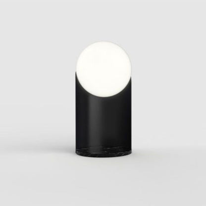 Lámpara de Mesa de Mármol Bola de Cristal para Dormitorio Mesita de Noche
