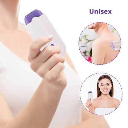 Painless Unisex Electric Hair Trimmer for Face, Legs, Bikini, Arms and Full Body Use