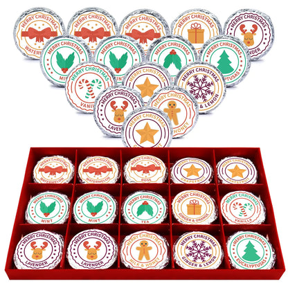 15-Pack Christmas Shower Bombs