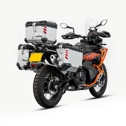LOBOO CHG222 Crash Bar & Engine Guard for KTM 790 / 890 Adventure & Husqvarna Norden 901 – Upper & Lower Protection, Black or Orange Finish