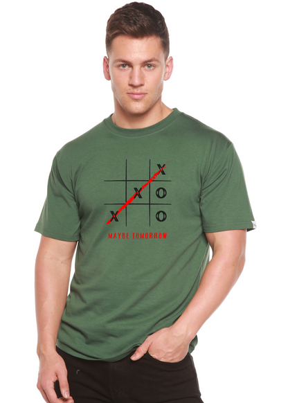 T-shirt graphique unisexe en bambou/coton Maybe Tomorrow
