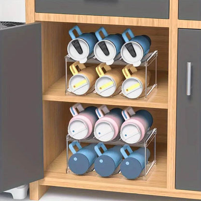 Water Bottle Organizer Rack for Kitchen