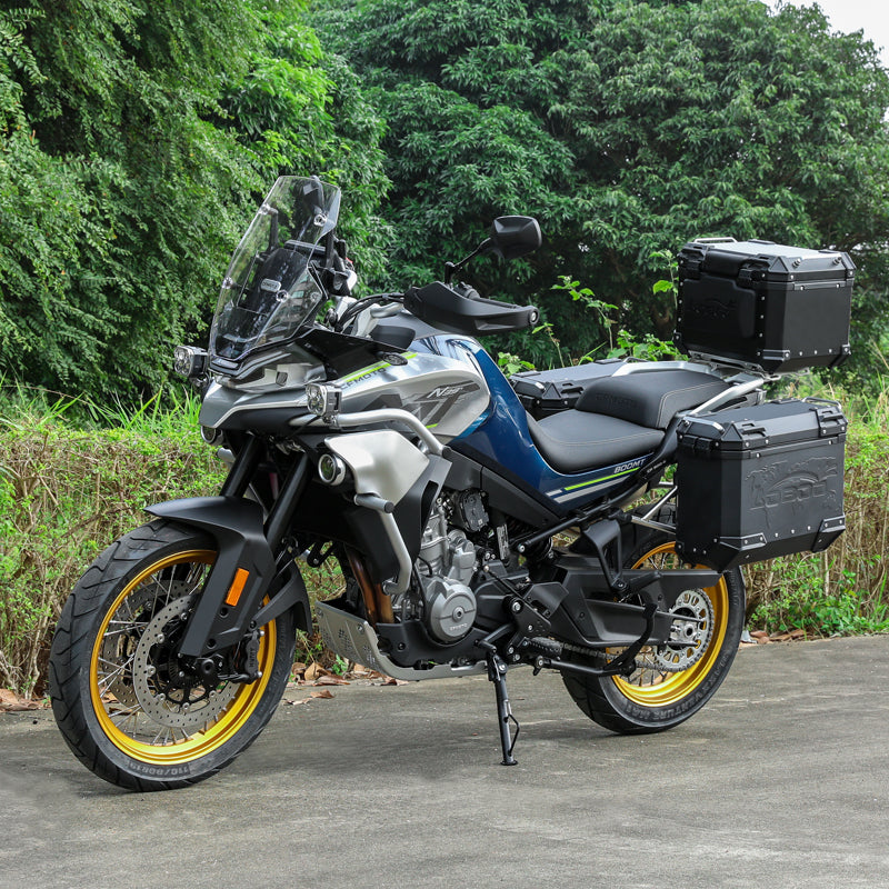 LOBOO Aluminum Side Panniers, Top Case & Mounting Rack System for CFMOTO 800MT (2021-)