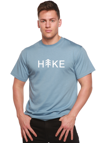 T-shirt graphique à manches courtes pour homme en bambou, viscose et coton biologique Hike