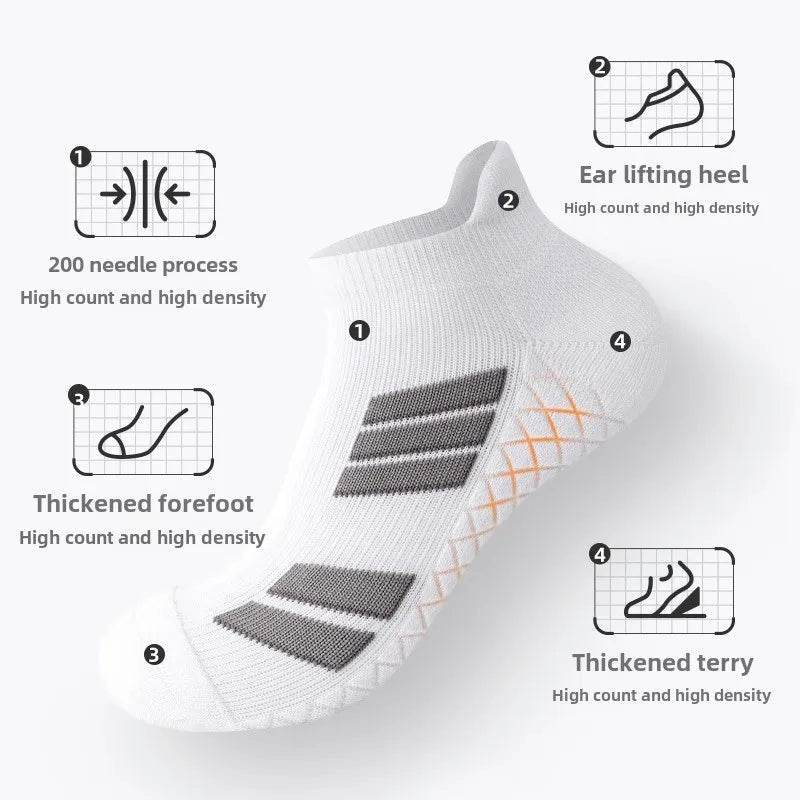 Skin FitSport Socks Ultimate No Show Comfort & Grip