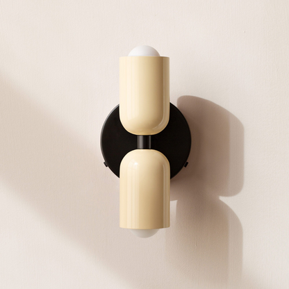 Modern Minimalist Cylinder LED Wall Sconce Iron Indoor Wall Light