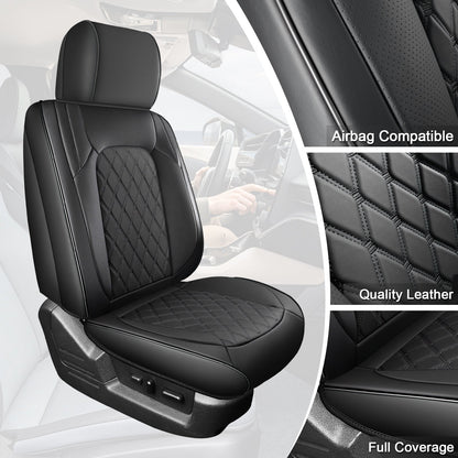 Umbrauto Truck Seat Covers for Silverado/Sierra,Black