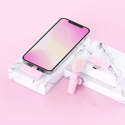 La nueva tarjeta de sonido en vivo con micrófono inalámbrico de 2.4G