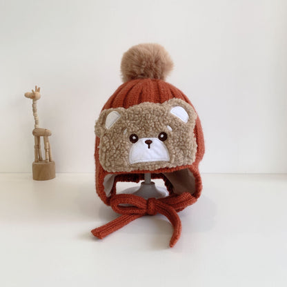 Winter Warm Children's Knitted Woolen Cap