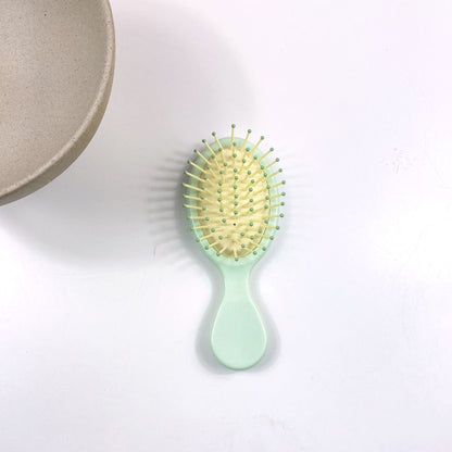 Mini-brosse à coussin d'air - Bleu clair lisse - 14 * 6 - Un paquet