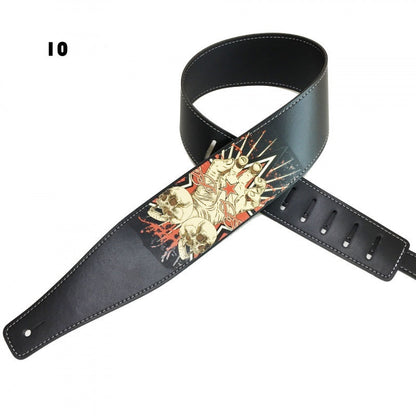 Color Printing Folk Guitar Shoulder Strap Musical Instrument Accessories