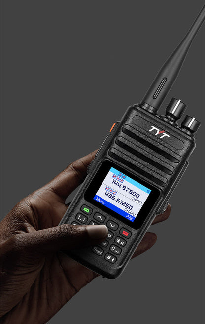 Interphone Outdoor Portable Power Self-driving Tour Dual-band Walkie-talkie Commercial