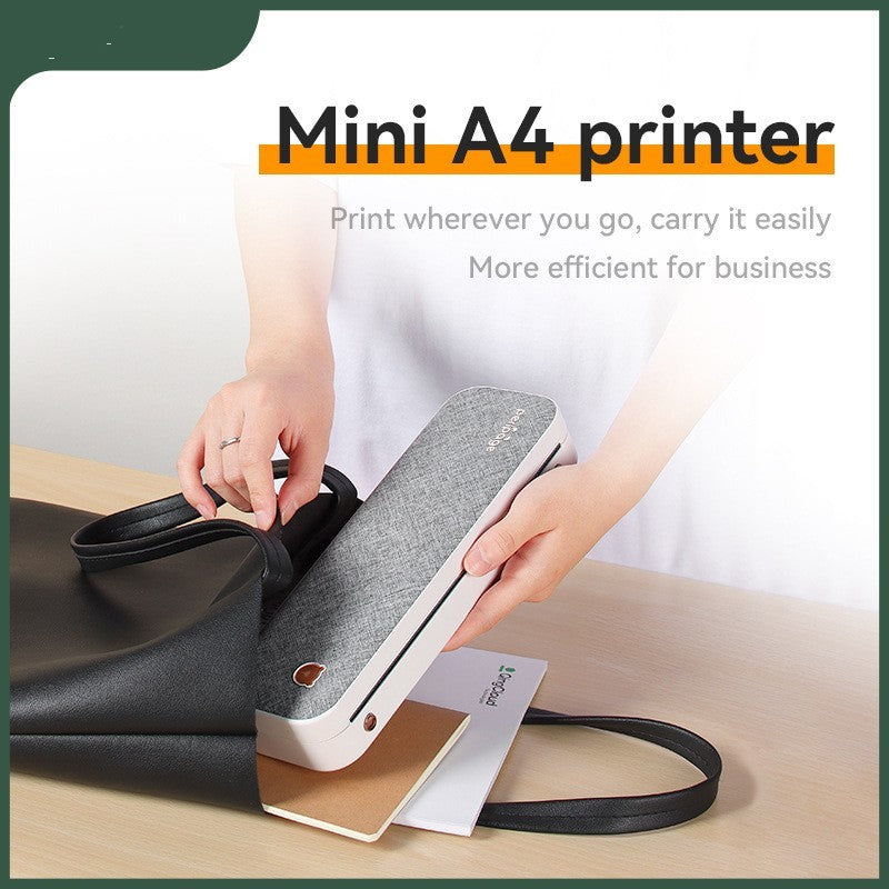 Mini impresora A4 portátil para el hogar, sin tinta, máquina de errores