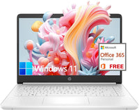 HP 14" Slim Student Laptop 8GB RAM 192GB