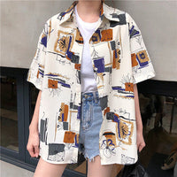 Hong Kong Fenghua shirt women''s short sleeve retro polo shirt