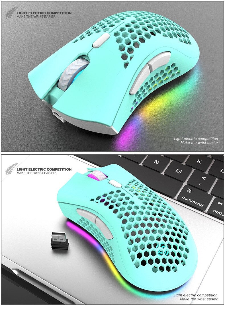 BM600 Hybrid Wireless RGB Gamer Mouse