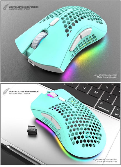 BM600 Hybrid Wireless RGB Gamer Mouse