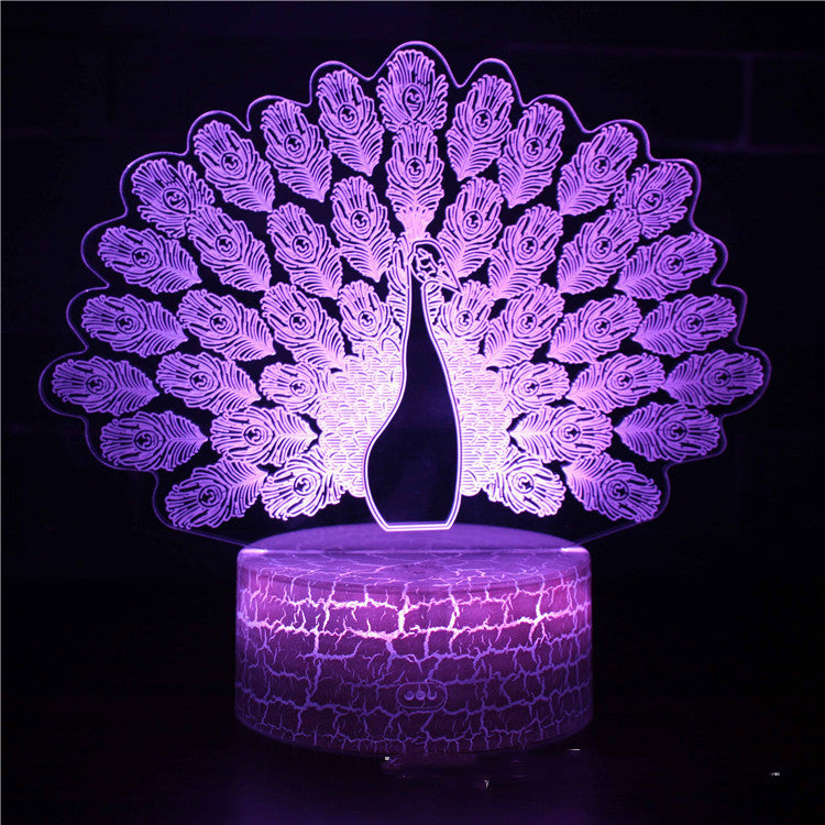 Veilleuse de table tactile LED 3D – Cadeau