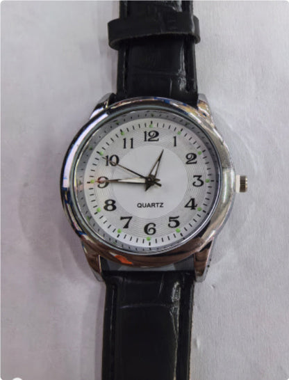Men's Leather Belt Quartz Watch