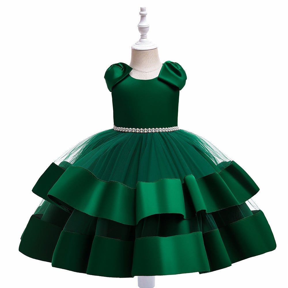 Robe Bouffante de Performance de Nouvelle Princesse Européenne et Américaine pour Fille