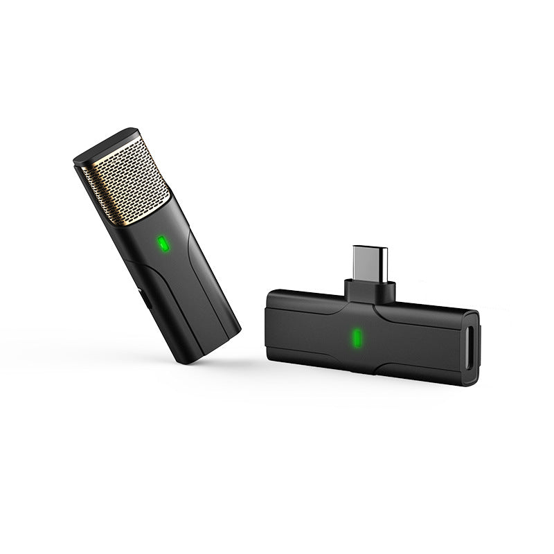Micrófono de solapa inalámbrico Bluetooth para grabación