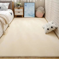 Beige Soft Plush Area Rug – 31.5" x 62.9" Fluffy Non-Slip Floor Rug for Living Room, Bedroom & Home Decor
