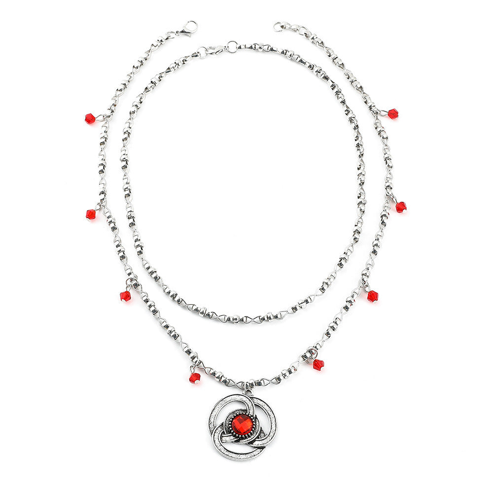 Alloy Silver Necklace Jewellery Jewelry