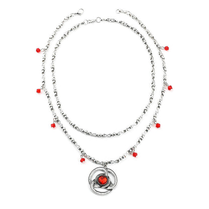 Alloy Silver Necklace Jewellery Jewelry