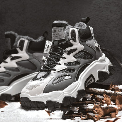 Chaussures de sport décontractées d'hiver pour hommes Bottes de neige