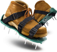 Lawn Aerator Shoes with Metal Spikes for Soil Aeration – One-Size-Fits-All Pre-Assembled Grass Aerator Sandals
