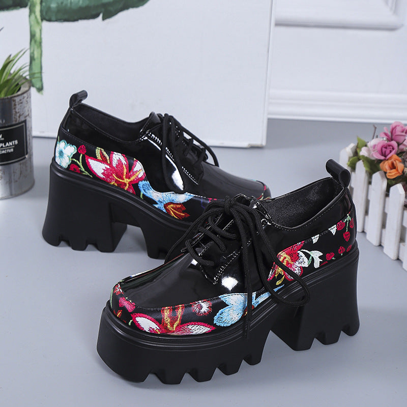 Bottes compensées nues femme printemps nouvelle collection à semelle muffin