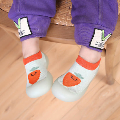Chaussons Chaussettes, Chaussures Antidérapantes Bébé, Semelle Souple, Couvre-Chaussures d'Intérieur, Pieds