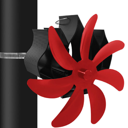 Thermal Power Magnet-free 7-blade Wall Hanging Fireplace Fan