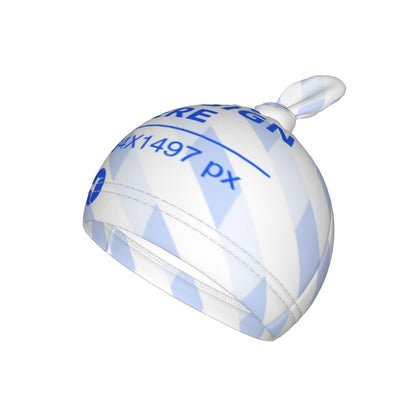 Cree su propio saco de dormir ajustable para recién nacidos y gorro.