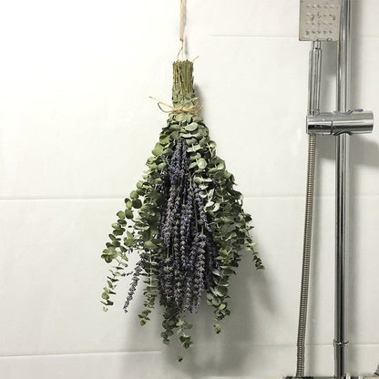 Bath Home Decor Natural Dried Flowers Lavender Immortal Eucalyptus Leaves