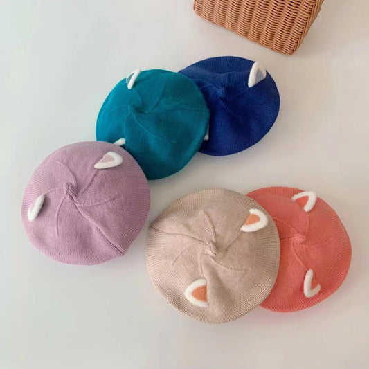 Gorros de lana para bebé para primavera y otoño