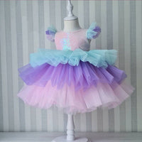 Mesh Sequin Dress For Children