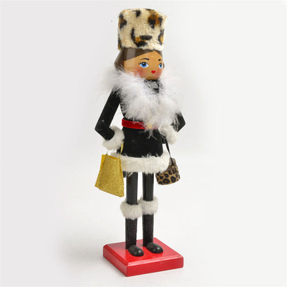 Christmas Party Supplies European Girl Nutcracker Soldier Doll