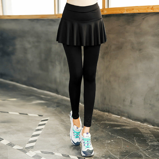 Fake Two Piece Casual Pants Plus Size Sports