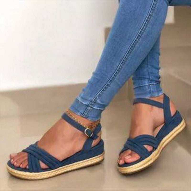 Zapatos de Viscosa con Boca de Pescado para Adulto, Sandalias de Mujer Tallas Grandes Europeas y Americanas