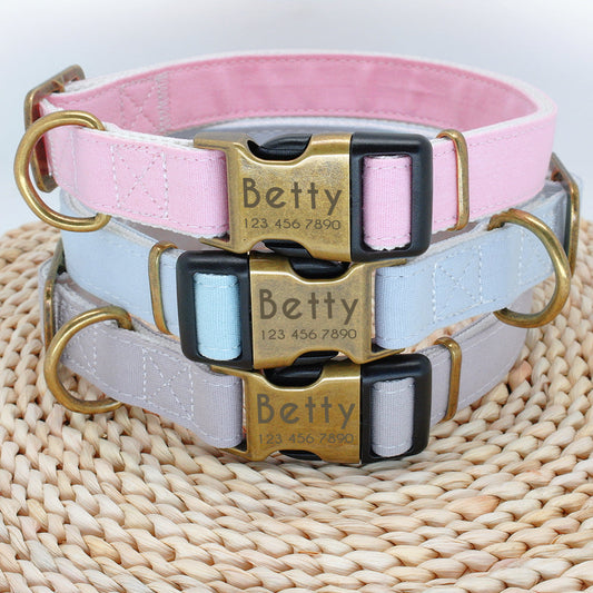 Collar luminoso para mascotas por la noche