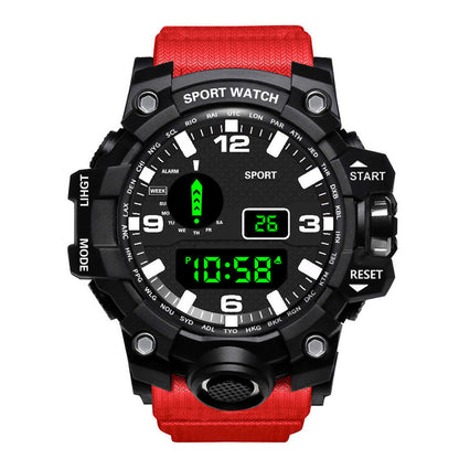 Men's Waterproof Sports Watch – Multifunctional Luminous Electronic