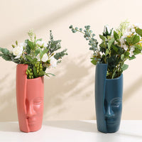 Plastic Imitation Enamel Vase Modern Simple Abstract TV Cabinet Decorations