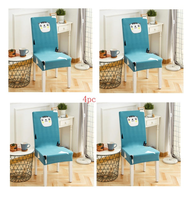 Funda de silla para el hogar, funda de silla de hotel, funda de silla para paquete, funda de silla elástica siamesa, funda de silla de oficina para ordenador