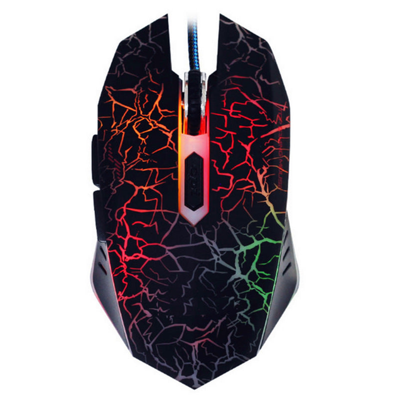 Ensemble clavier de jeu filaire J10 rétroéclairé tricolore, souris de jeu lumineuse colorée, clavier russe