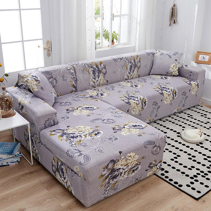 Geometric Stretch Sofa Cover All-inclusive Fabric Lazy Combination Living Room Cushion